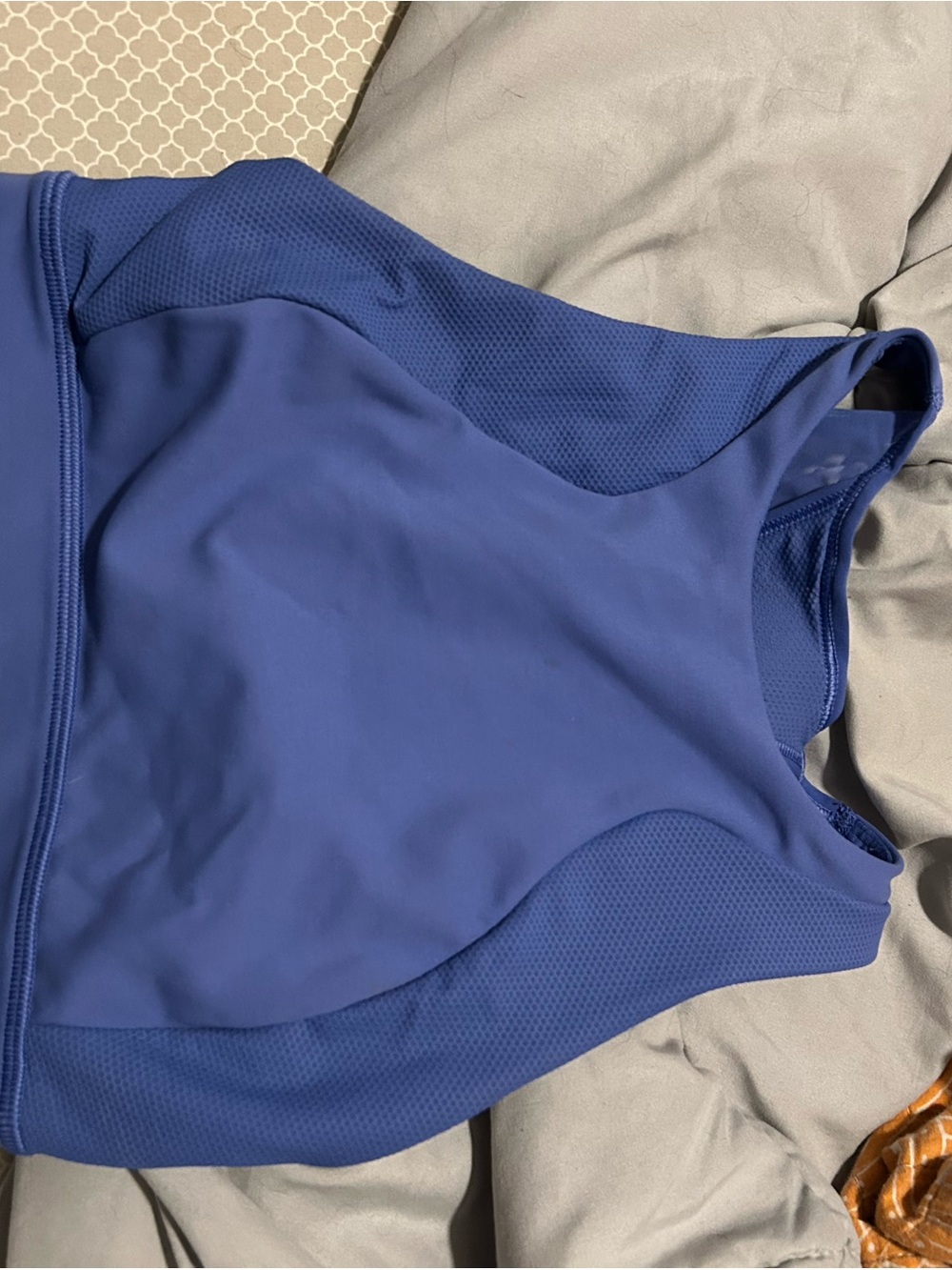 Lululemon Blue long line Racerback Tank Top